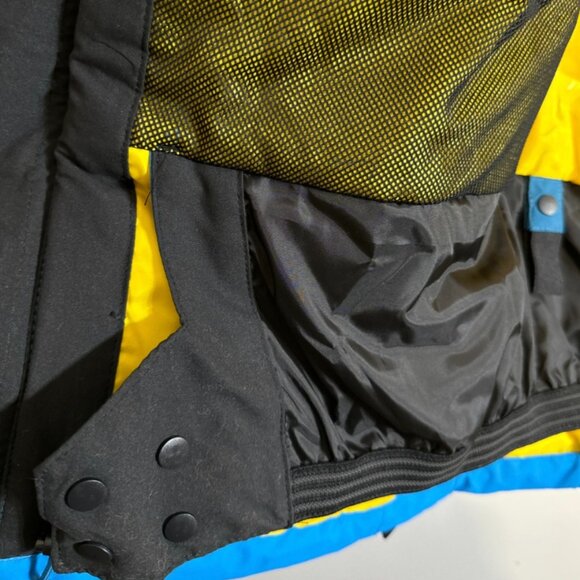 NWT Quiksilver Men's Lyon Blue Benzal Printed Jacket Dry Flight Highline 10K M - Picture 8 of 11